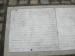 Deska před sochou Rudoarmějce